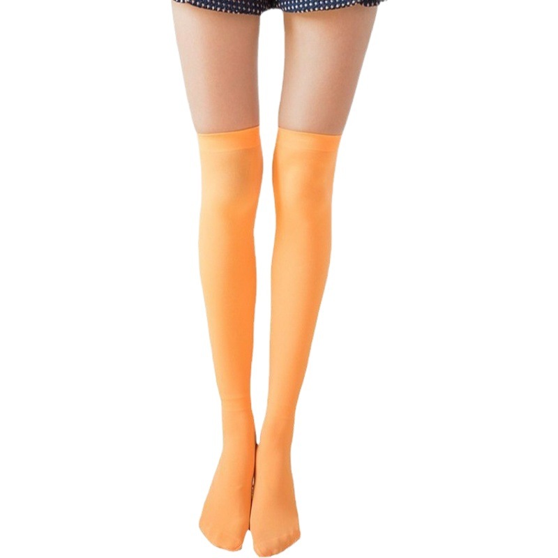 JK Japanese over-the-knee socks women's Korean-style mid-length high socks non-slip half Velvet White Stockings academic style