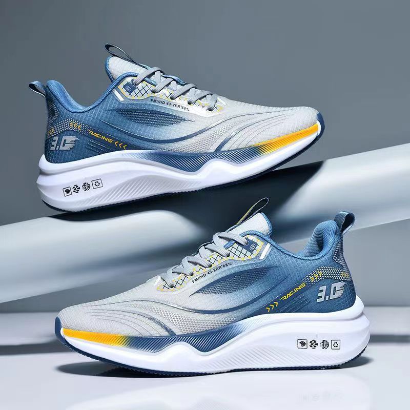 2025 New Summer Men's Shoes Mesh Breathable Lightweight Running Shoes Deodorant Sports Shoes Trendy Casual Shoes
