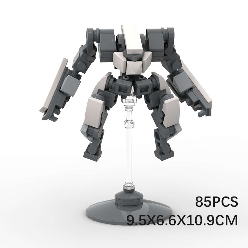 Picture of MOC building blocks compatible with Lego minicomputer assembly exoskeleton robot educational ornaments hand-made DIY building blocks