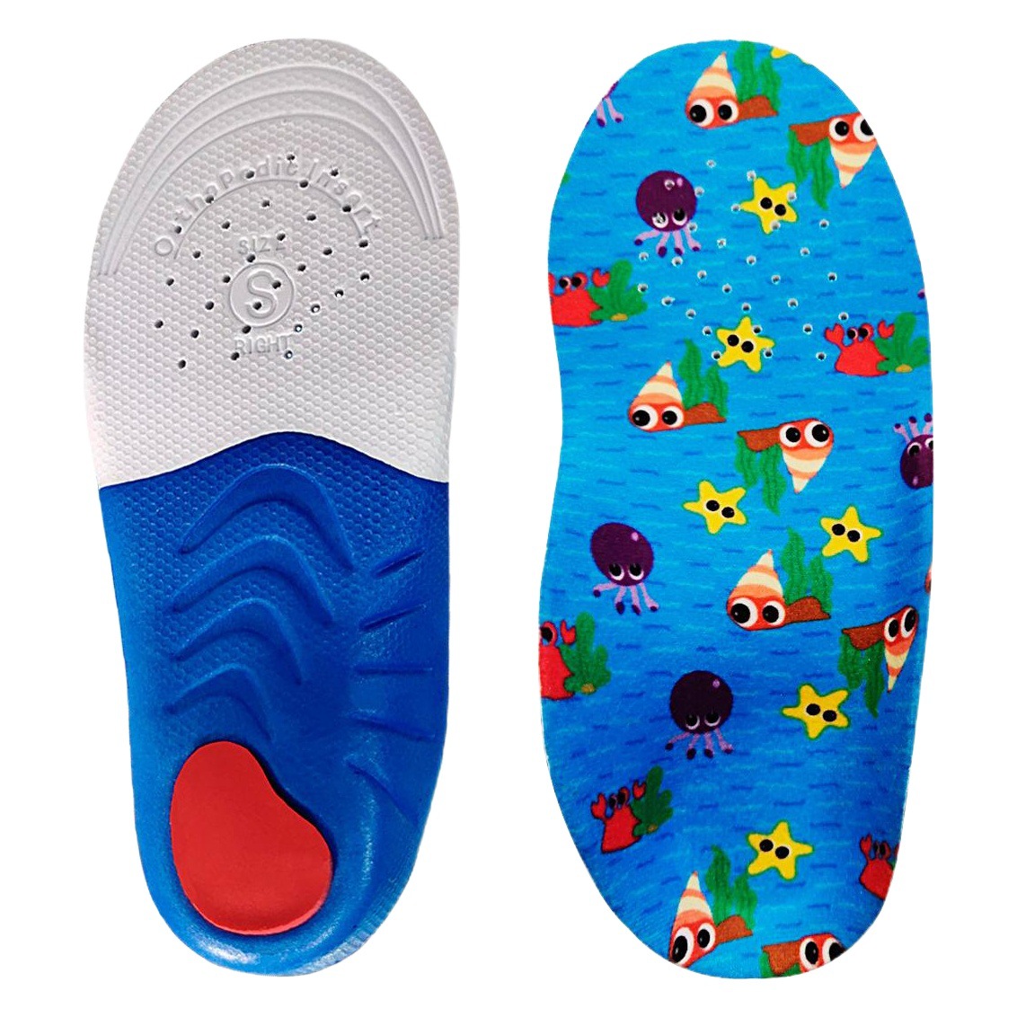 Children's Corrective Insoles to Correct Flat Feet Inside and Outside X/O-Shaped Leg Shoes Orthopedic Corrective Insoles Lucci Daily Use