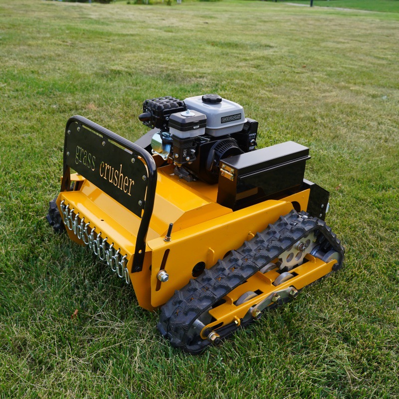 50cm Diesel Powered Track Lawn Mower Orchard Agriculture and Forest Weeder Household Riverside Slope Lawn Mower