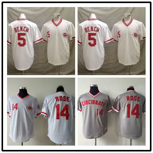 Wholesale Baseball Uniform Jersey Redskins Cincinnati Reds Male Embroidered Fans Edition Elite Edition Baseball Jersey