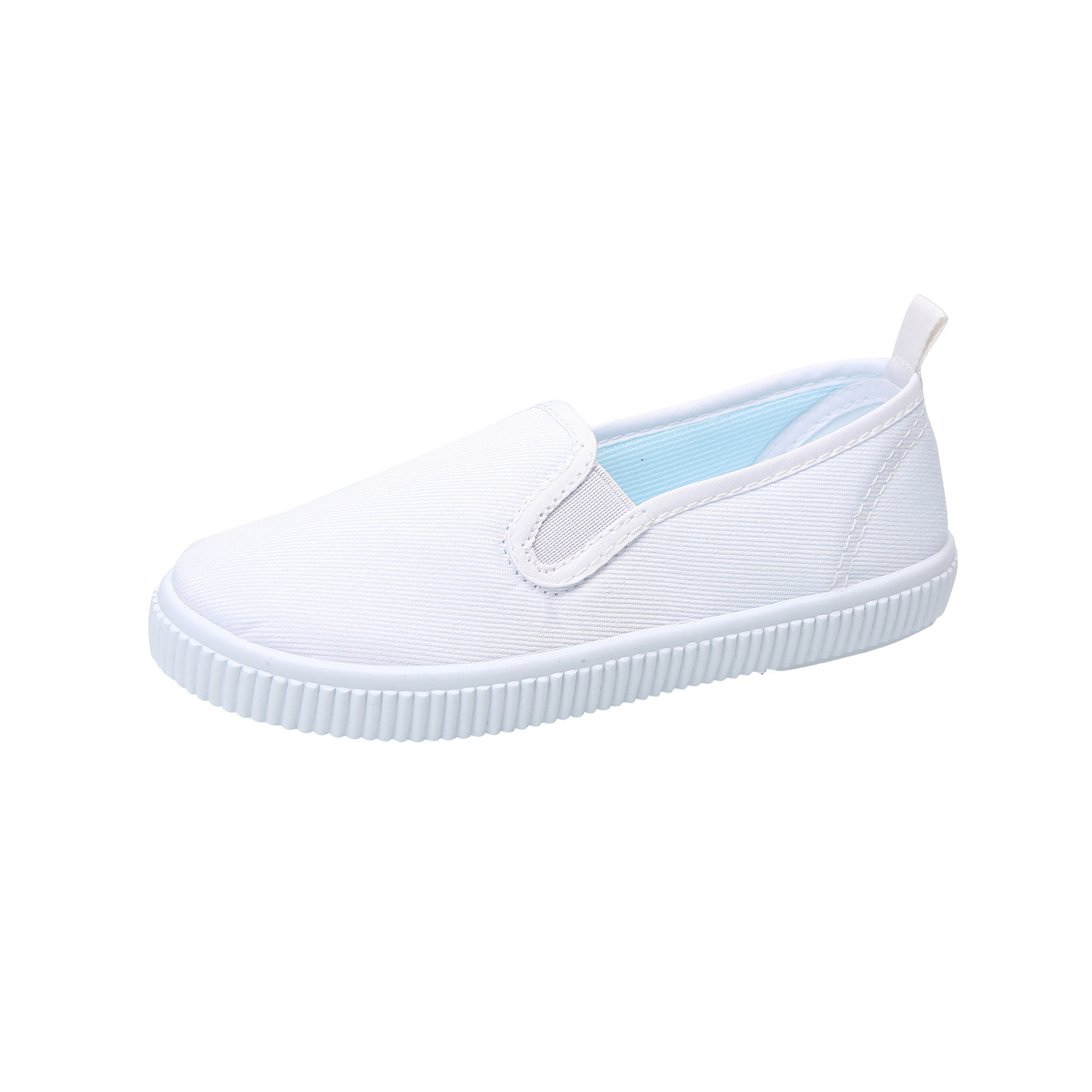 Picture of Children's Shoes Kindergarten Indoor Shoes Dance Shoes Boys and Girls Velcro White Cloth Shoes for Students Children Small White Shoes Batch