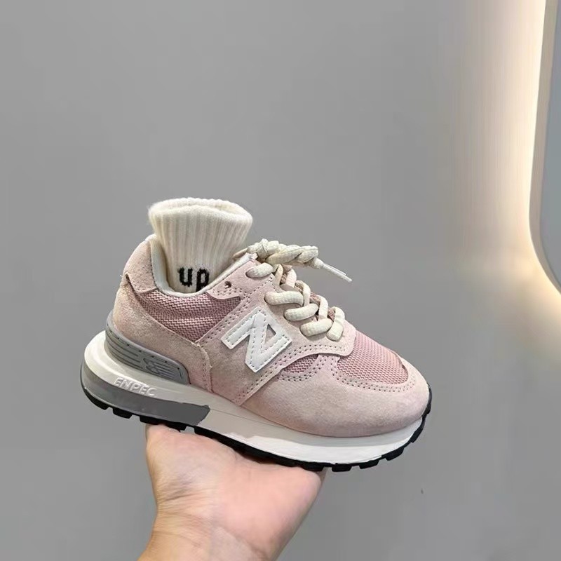 Children's Forrest Gump Shoes 2025 Spring New Girls' N-Shaped Autumn Lightweight Soft-Soled Dad Shoes Boys' Sports Shoes
