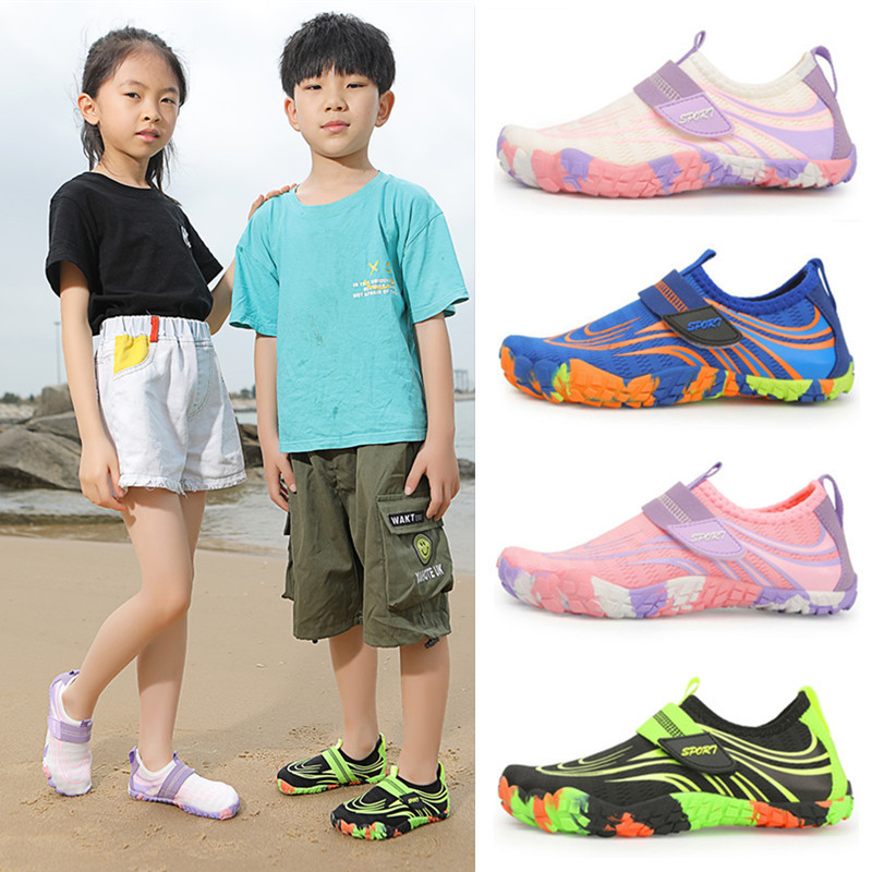 New Outdoor Parent-Child River Tracing Shoes, Non-Slip, Quick-Drying Children's Swimming Shoes, Skin-Friendly, Breathable Beach Shoes, Wear-Resistant Sports Shoes