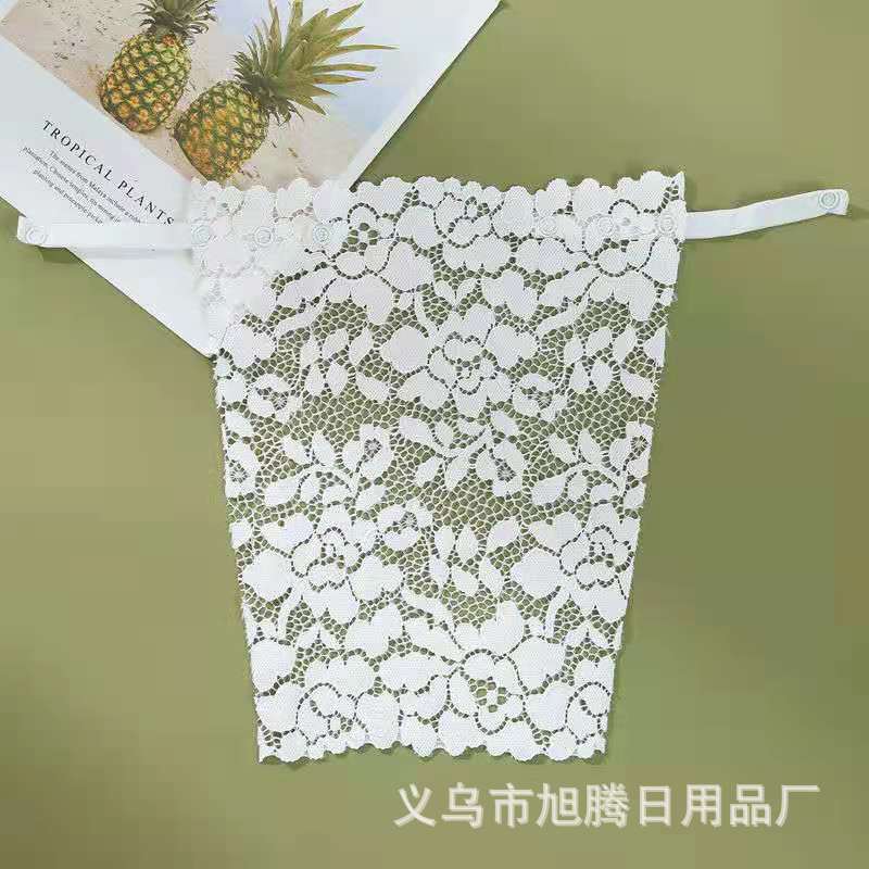 Picture of Anti-exposure tube top artifact women's one-piece lace edge bottoming inner wear wrapped chest seamless chest covering cloth chest thin