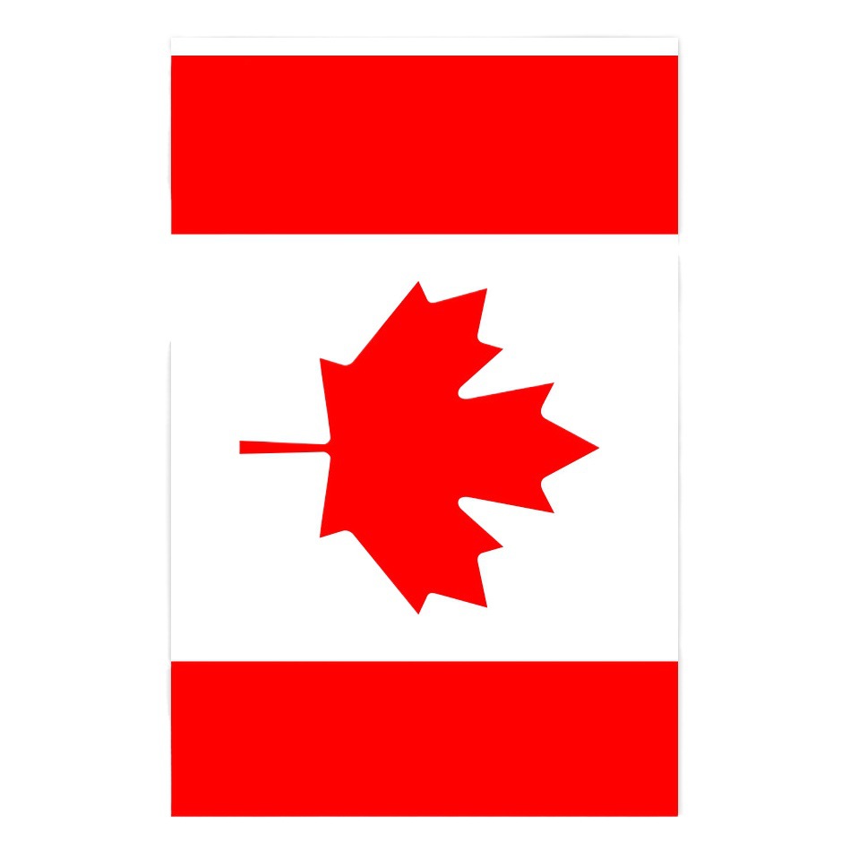 14*21cm Canada string flag 20*28cm square flag fans decorative flag pull flag polyester flag manufacturers