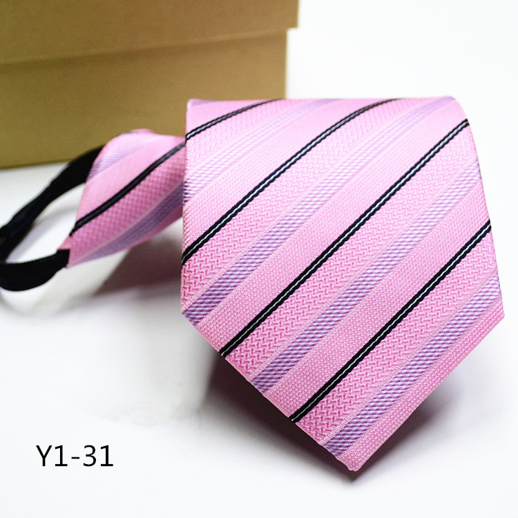 Picture of Men's Easy-To-Pull Casual Zipper Tie New Korean Style Professional Formal Wear Convenient Lazy Tie Ready for Sale