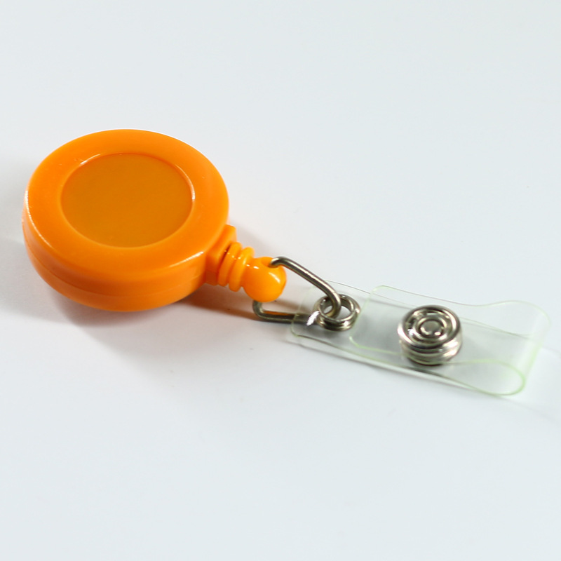 Picture of Cross-Border Retractable Plastic Badge Holder with Retractable Buckle, Id Card Holder with Lanyard, Easy-To-Use Work Badge, Multifunctional