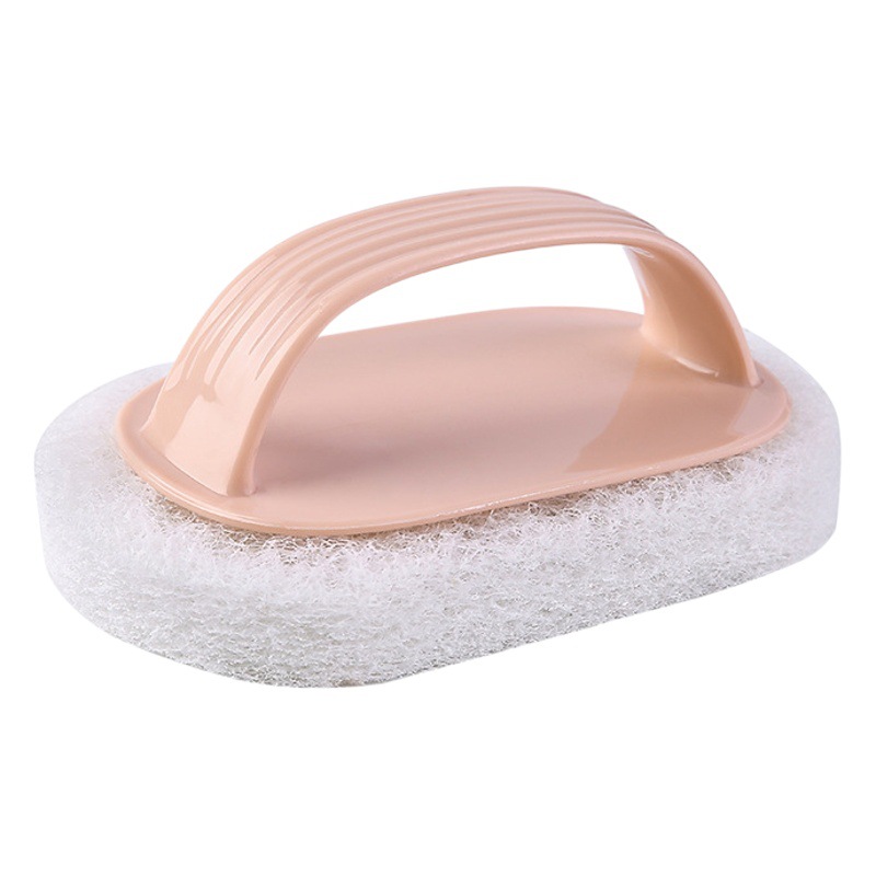 Plain stripe with handle cleaning brush sponge cleaning tile kitchen washing pot cleaning sponge cleaning cleaning brush