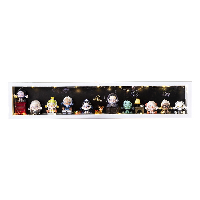 Picture of Bubble Mart Blind Box Storage Photo Frame 10inch Ono DIY Scene Frame Transparent Hollow Desktop Ornament Six 6inch