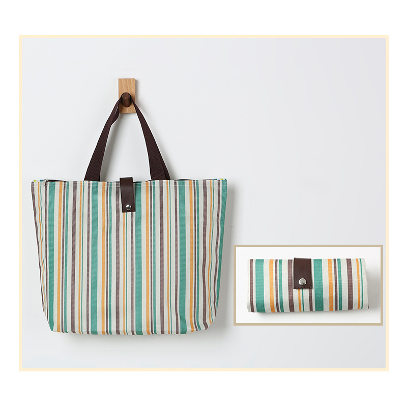 Picture of Oxford Cloth Foldableing Shopping Bag Satchel Shopping Bag Satchel Advertising Environmentally Friendly Foldableable Grocery Shopping Bag Customization