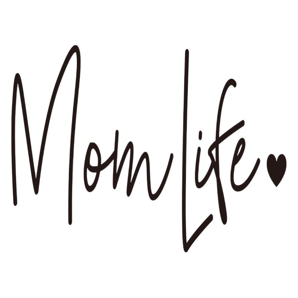 mom life car stickers generation carved car decoration stickers foreign trade manufacturers European and American motto English MUC052