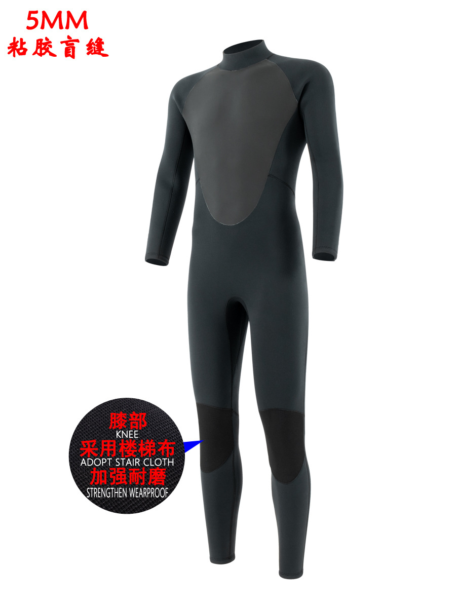 Diving Suit Men's Warm Cold-proof 5/3/1.5mm Wet Winter Swimming Scuba Snorkeling Sunscreen Surfsuit Women's Diving Suit