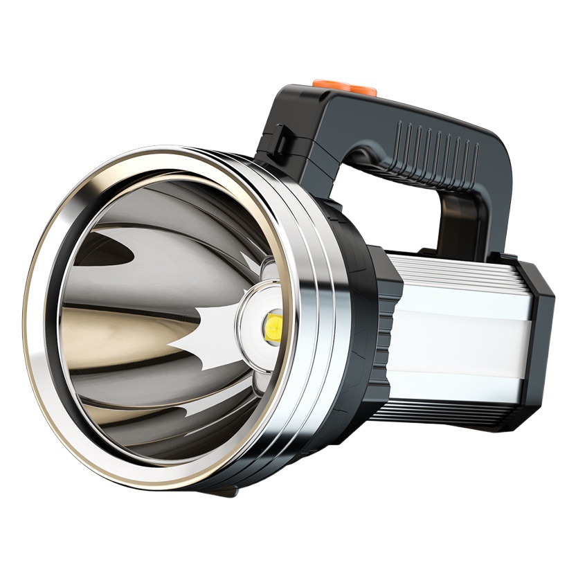 P50 strong light USB charging emergency power failure Searchlight power display patrol miner's lamp long-shot waterproof flashlight