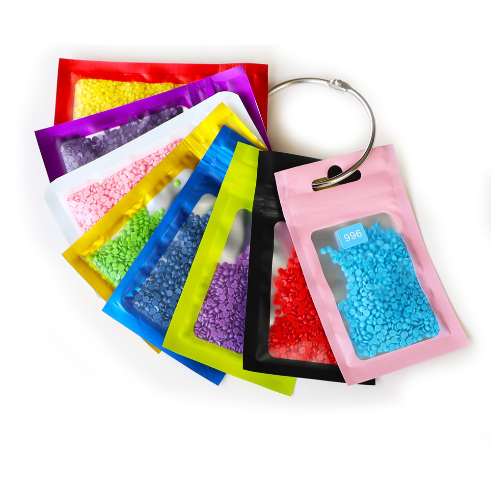 Diamond Painting Storage Bag Color Drill Bag Storage Bag DIY New Self-sealing Bag Color Number Sticker suit