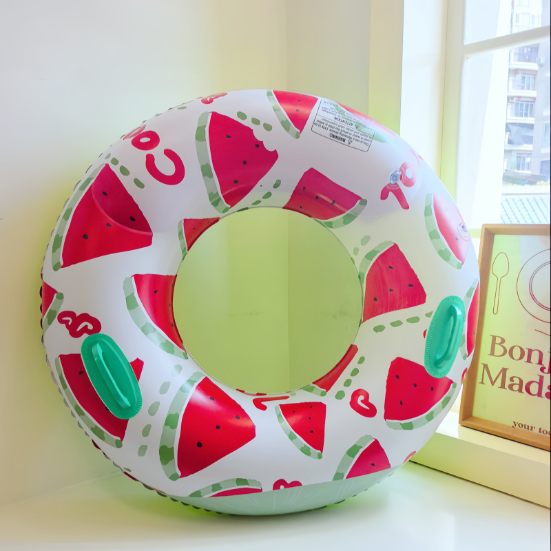 Picture of Factory wholesale 50-90# swimming ring thickened children inflatable swimming ring thickened double airbag swimming ring bubble swimming ring