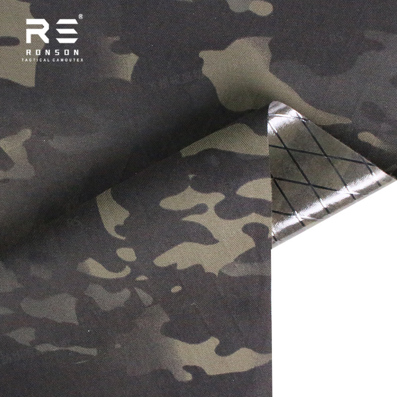 Picture of Mcbk Dark Night Cp Camouflage 500D Nylon X-Pac Composite Diamond Fabric Waterproof Outdoor Lightweight Fabric