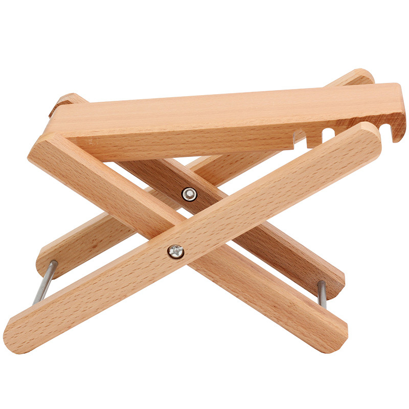 Picture of Guitar Foot Pedal Solid Wood Footstool Playing Pad Foot Rack Erhu Folding Pedal Classical Electric Guitar Step Rack
