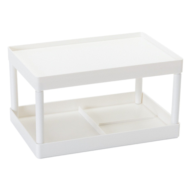 ins-style Simple Double-layer Storage Rack Desktop Finishing Cosmetics Storage Rack Student Dormitory Artifact Small Rack