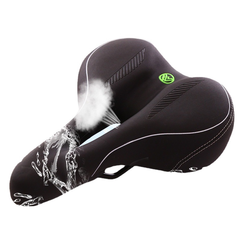 Saddle cross-border bicycle large saddle mountain bike seat cushion bicycle seat accessories riding equipment 1207