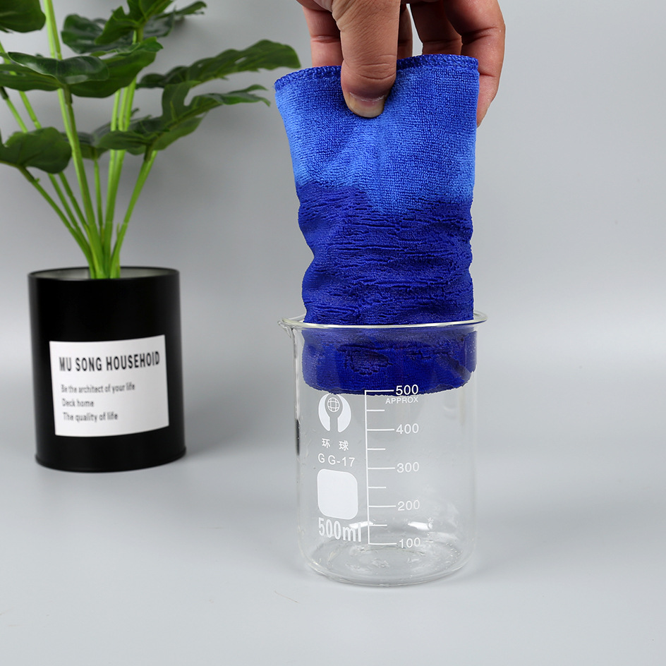 Picture of 250g Fine Fiber Car Wash Towel, Absorbs Water and Does Not Shed Easily, Car Wipes, Housekeeping Cleaning Rags, Dual-Purpose for Home and Car