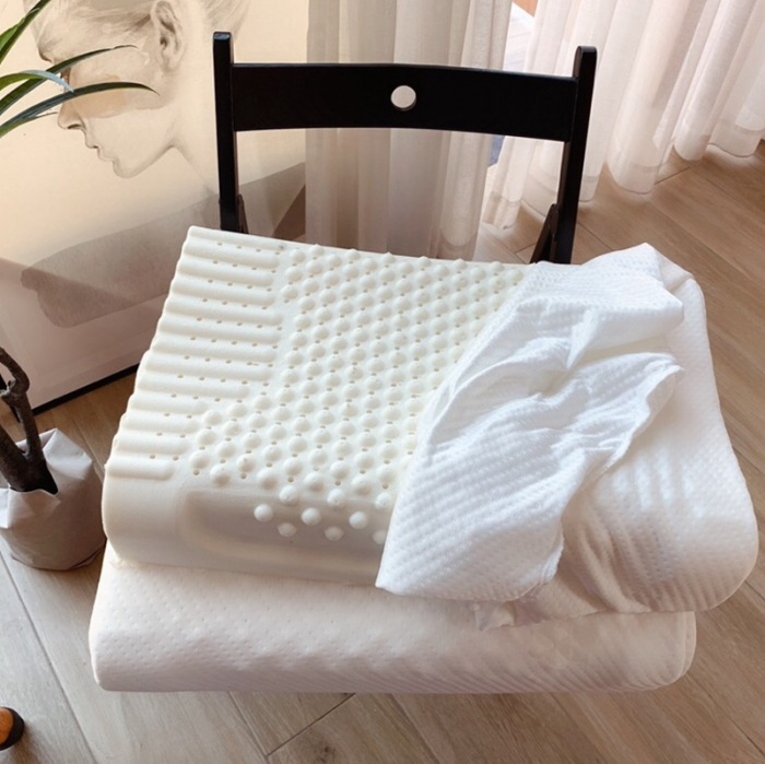 Picture of Latex Pillow for Opening School Cervical Spine Protection to Help Sleep Special Student Dormitory Single Latex Pillow