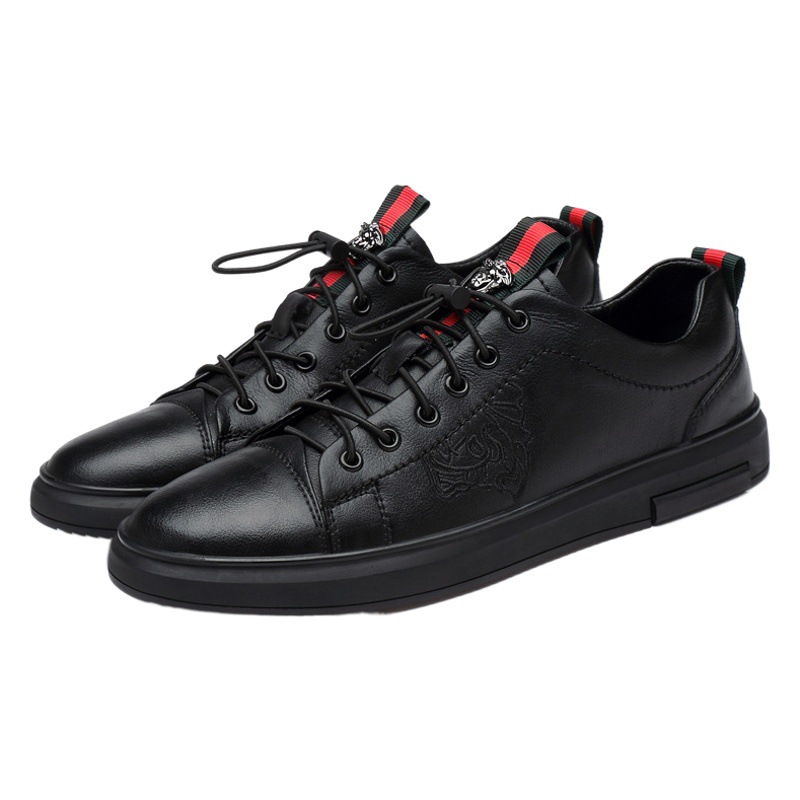Men's shoes autumn and winter 2022 new fleece-lined warm soft bottom casual shoes British trend men's sports shoes