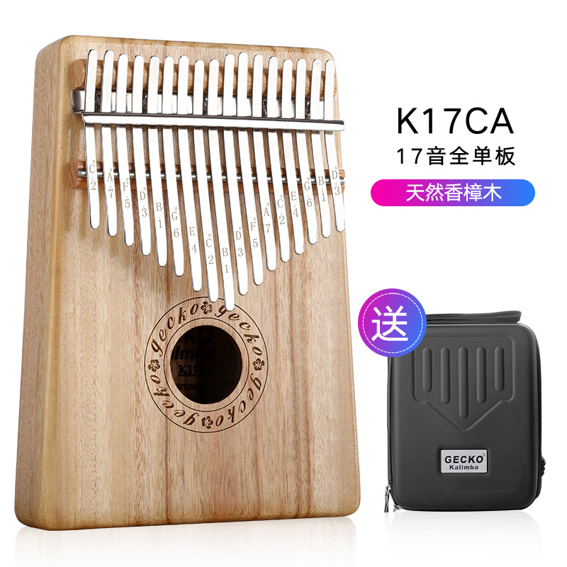 Picture of Gecko Kalemba kalimba Thumb 17 Tone Finger Piano Portable Musical Instrument in stock on Demand