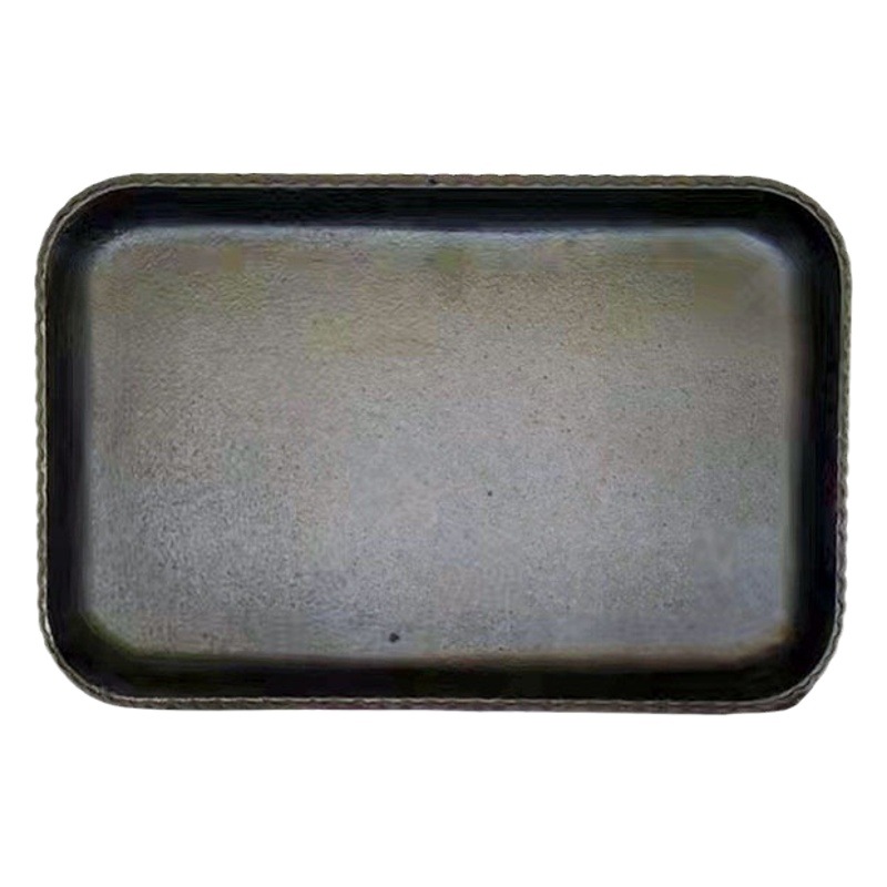 Tols cast iron rectangular flat barbecue plate old-fashioned thickened iron plate cooking plate pig iron steak barbecue commercial plate