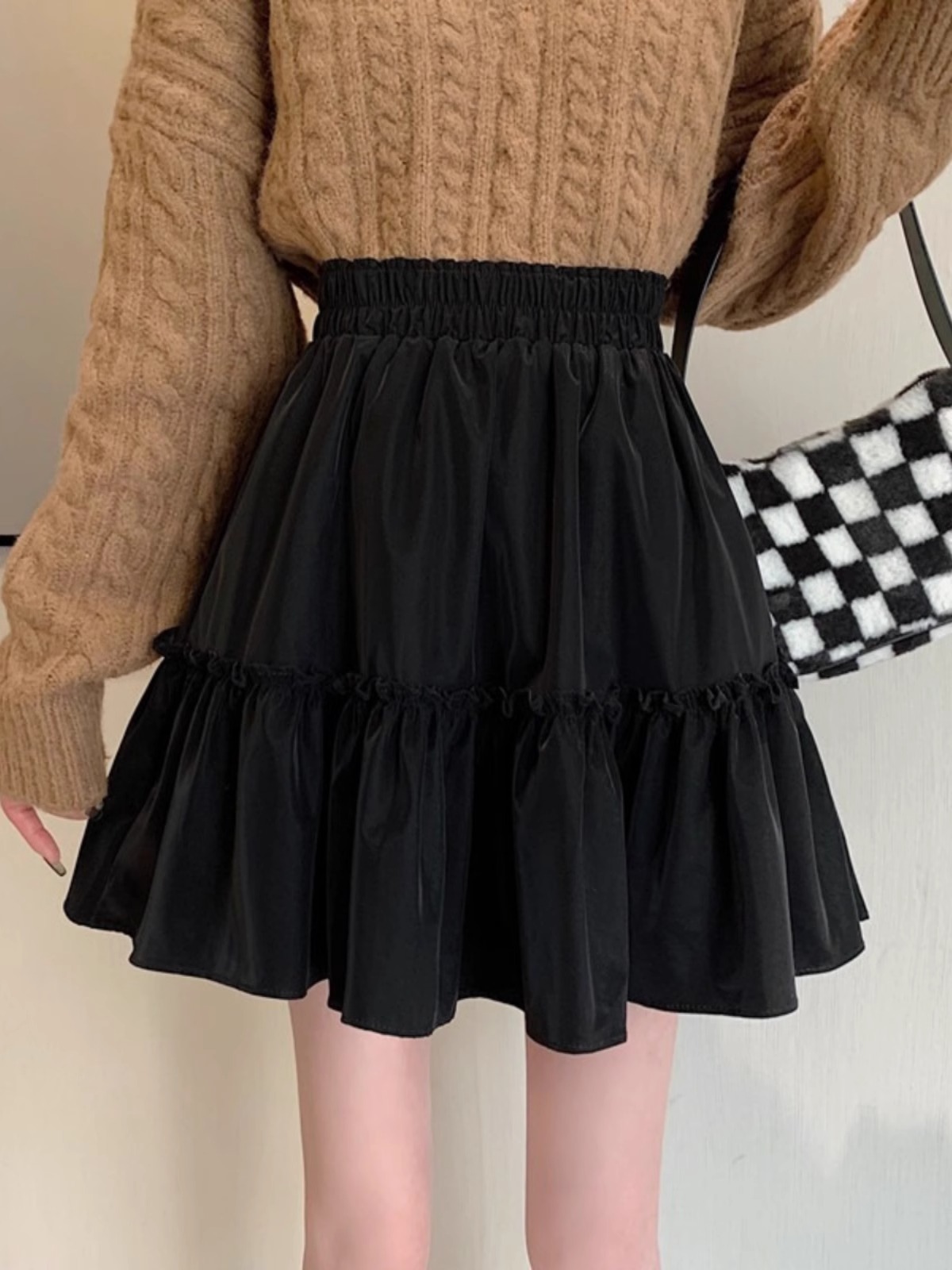 Picture of Tutu Skirt Skirt Women's 2024 New Spring Fashion A- line Covering Skirt Small Cake Skirt High Waist Slimming