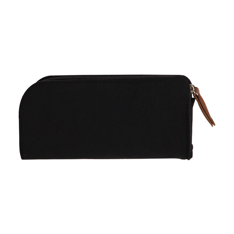 Picture of Creative Gift Bag Felt Pencil Bag Large Capacity Felt Stationery Pen Bag Can Be Added with Logo Fashionable Zipper Pen Cover Pencil Bag