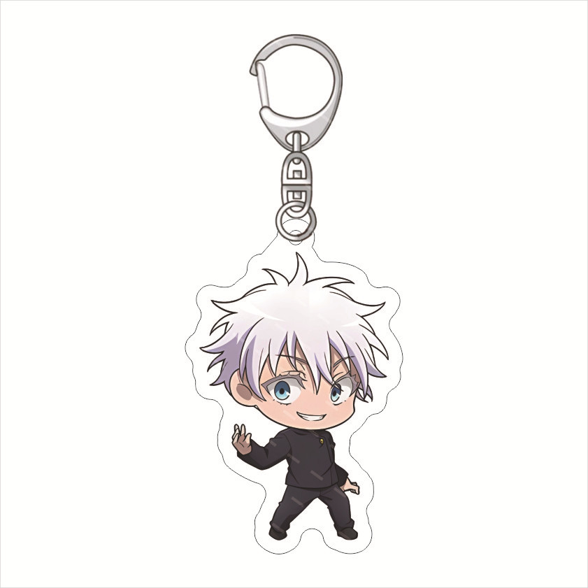 Picture of Curse back to war: Huaiyu Jade folding acrylic keychain five Wu Xia Youjie Fu black seer pendant