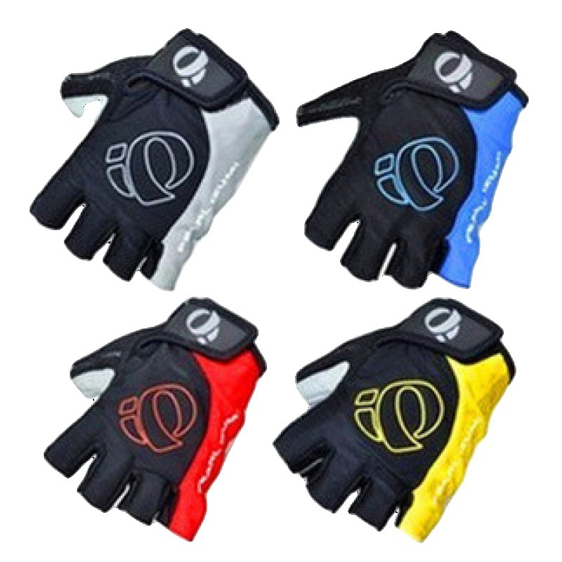 Bicycle gloves one-word rice warm winter gloves half finger short finger gloves mountain bike gloves riding equipment
