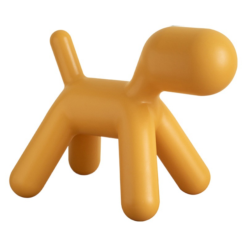 Creative Puppy Chair Material Cartoon Toy Kindergarten Household Living Room Stool Decoration Props Plastic Animal Children's Chair