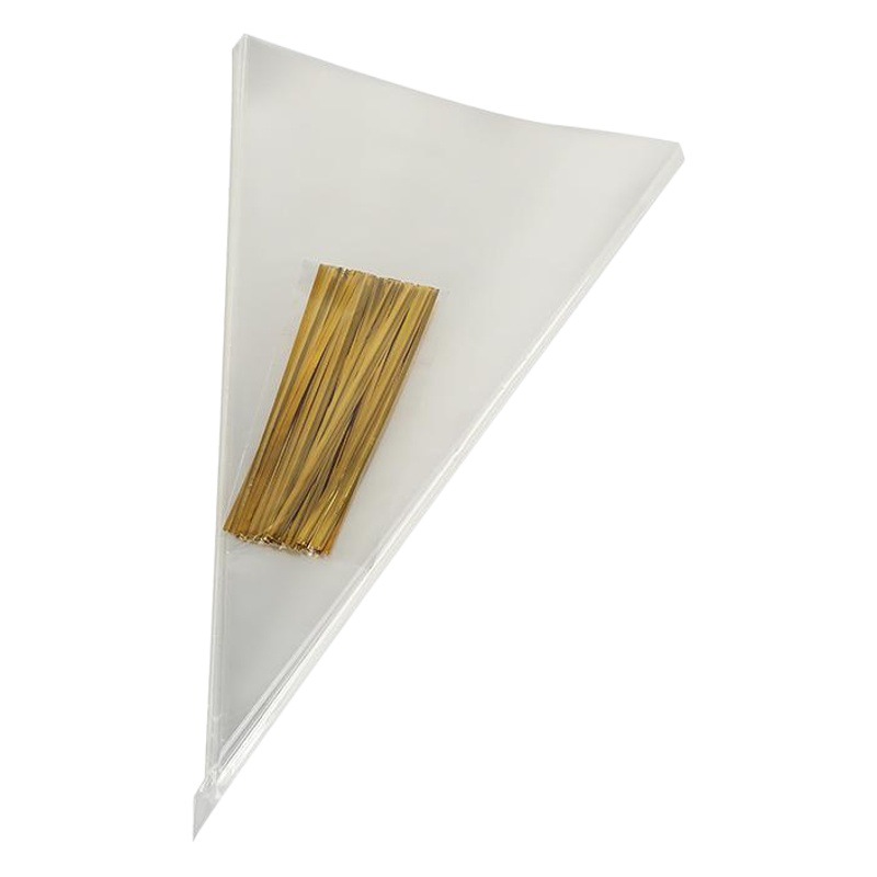 Spot Opp Triangular Bag Food Baking Candy Bag Ice Cream Cone Chocolate Wedding Candy Popcorn Packaging Bag