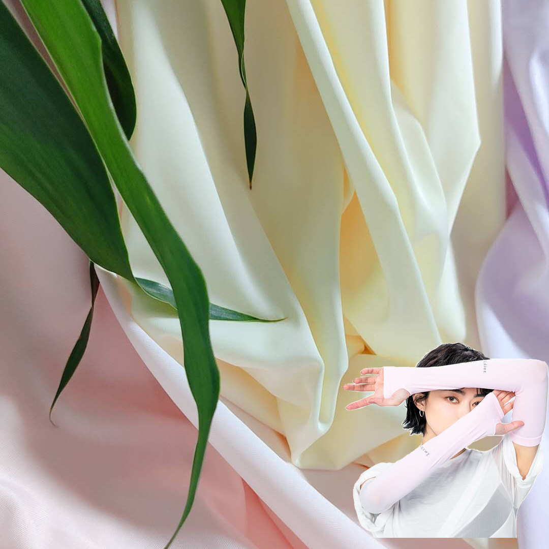 Keqiao Ice Silk Imitation Brocade Ice Silk Yoga Clothing Pants Intimates Stretch Jersey Coolmax Sun Protection Clothing Fabric in Stock