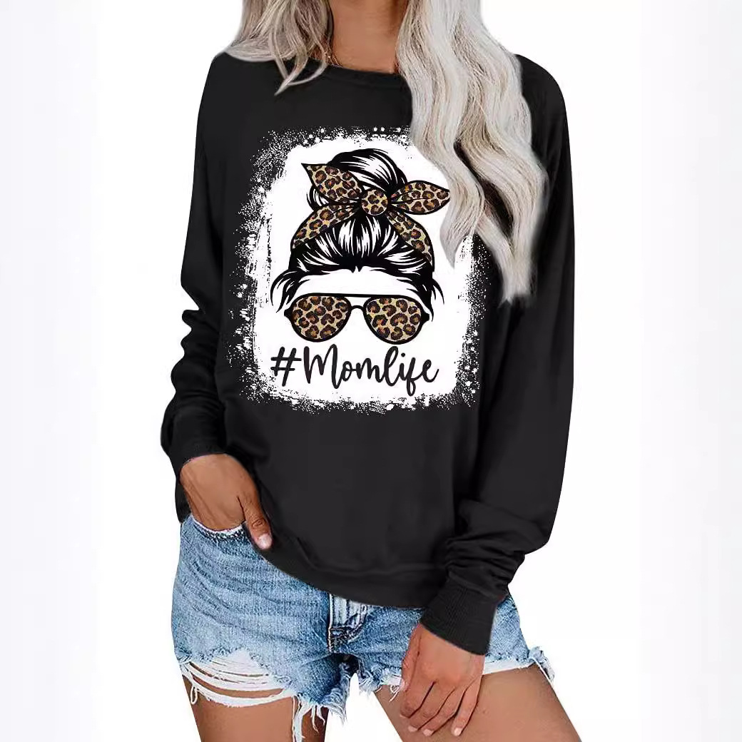 Cross-Border Solid Color Blank Light Panel One-Piece Round Neck Sweatshirt Aliexpress Amazon Independent Station Temu Approved