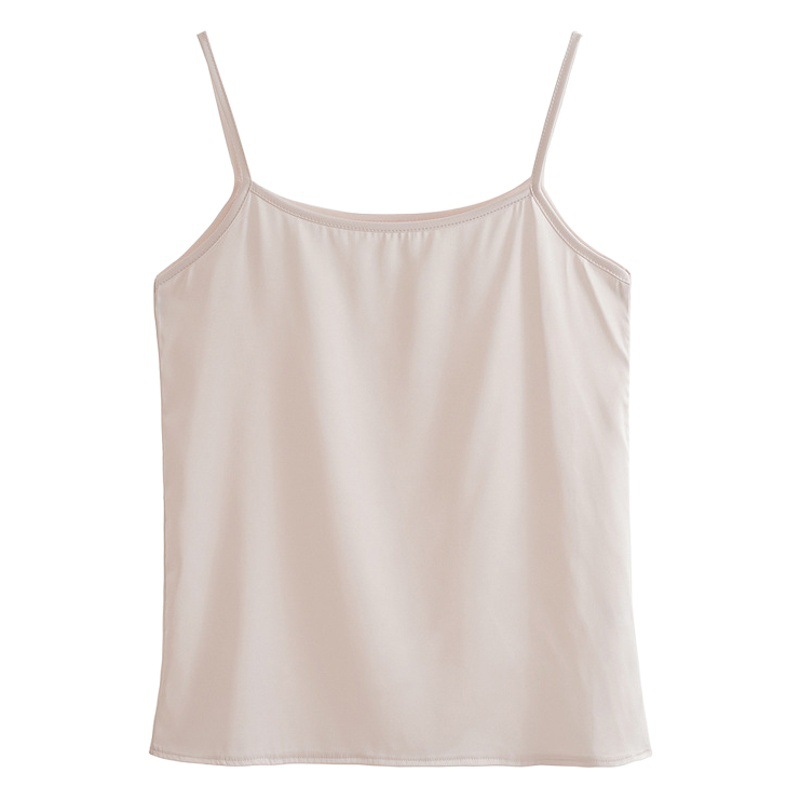Summer Small Camisole Women's Outer Suit Bottoming Slim Top Camisole Vest with European and American Export