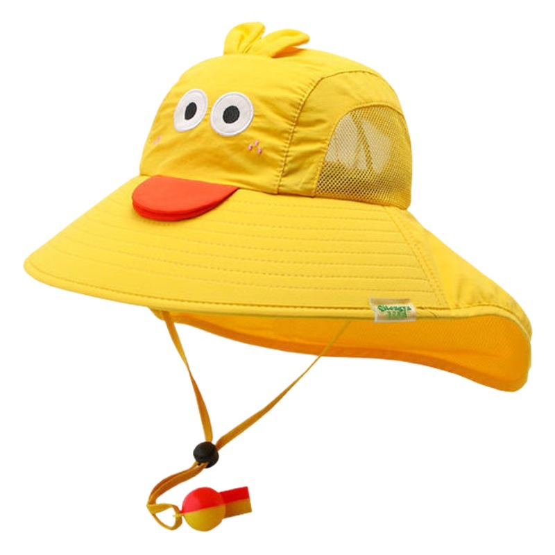 Children's sunscreen sun hat for boys and girls baby UV protection big brim summer outdoor sun hat breathable fisherman hat