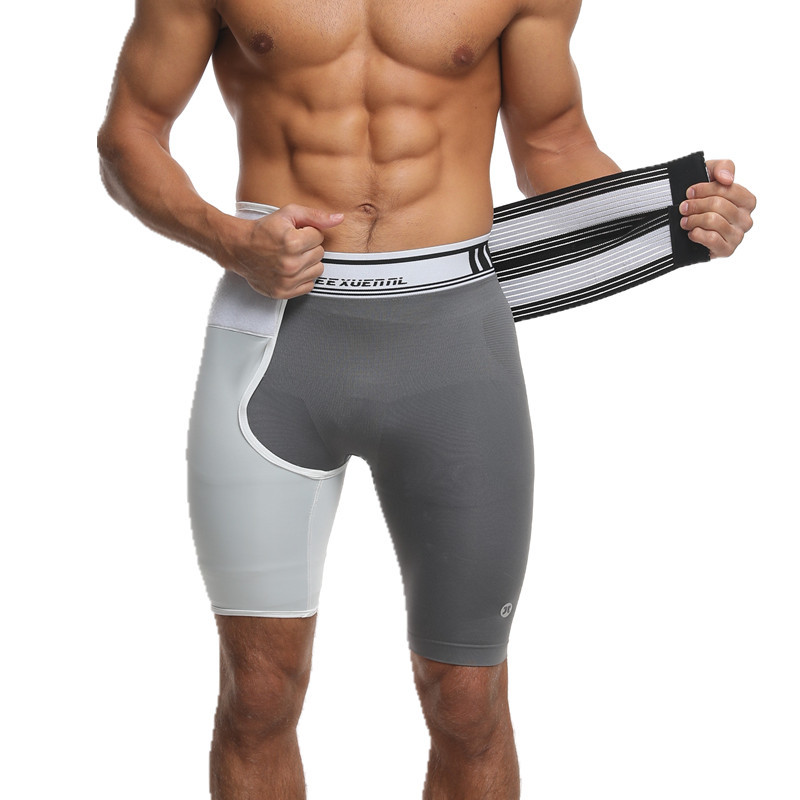 Elastic sports leg guard hip wrap belly compression skin-friendly hip joint thigh binding sports auxiliary belt