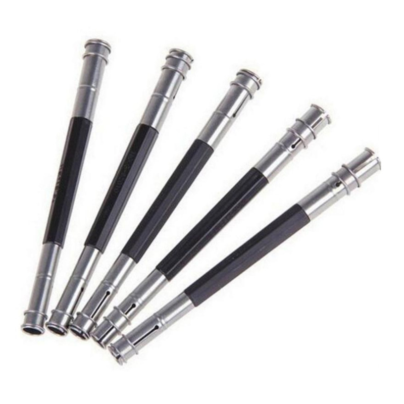 Metal stainless steel double-headed pencil extender pen case extender sketch pencil extension rod