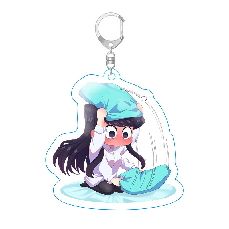 Picture of Ancient students have communication disorders animation surrounding only wild people key chain acrylic key chain hanging