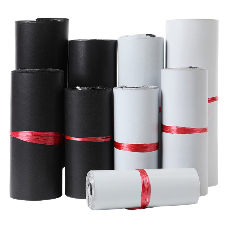 PE red and pink new material express bag thickened package production logistics packing bag a large number of wholesale bags