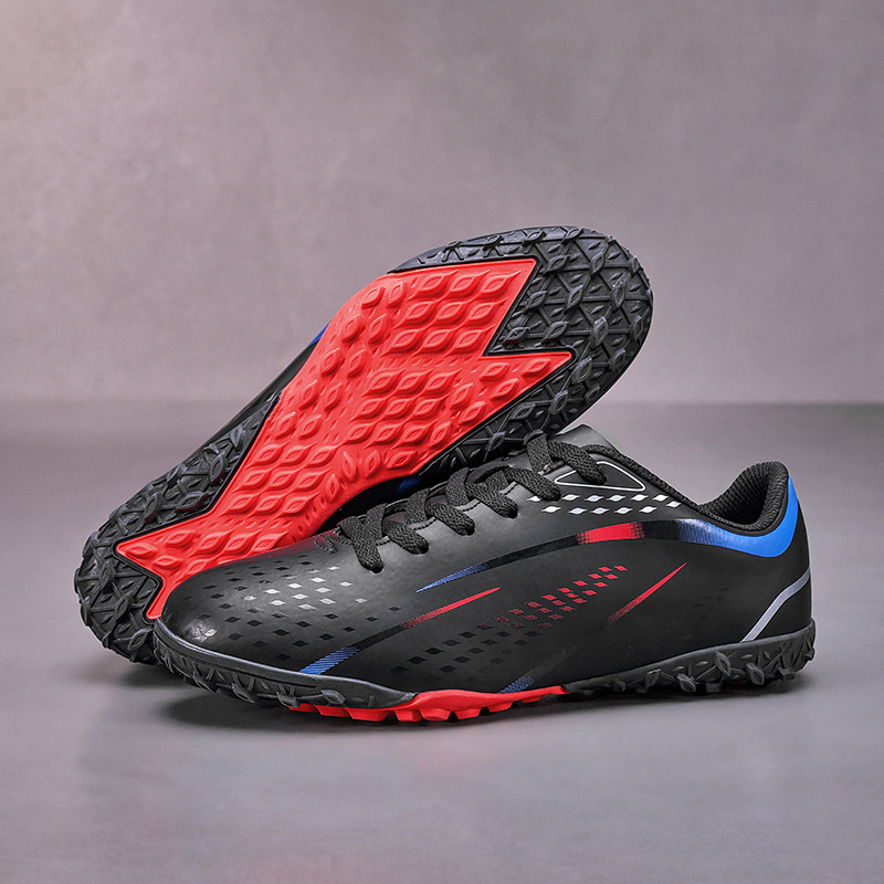 Cross-Border Football Shoes for Men with Broken Nails for Teenagers Ronaldo Assassin Equipment Messi Students Tf Nails for Men and Women Waterproof and Non-Slip