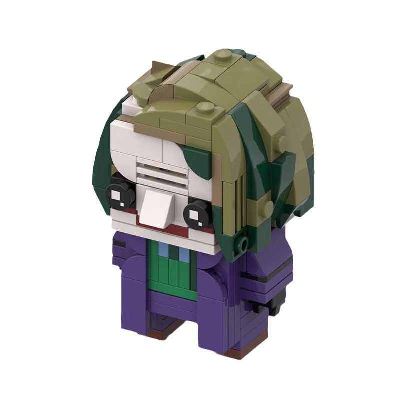 Picture of Compatible with Lego MOC domestic building blocks square head Batman trilogy creative clown style clothes assembly model