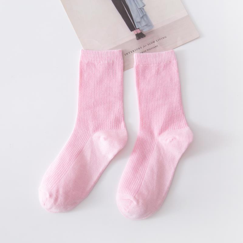 Picture of Spring and summer women's socks solid color dopamine color tube socks Zhuji pile socks ladies candy color socks cotton socks