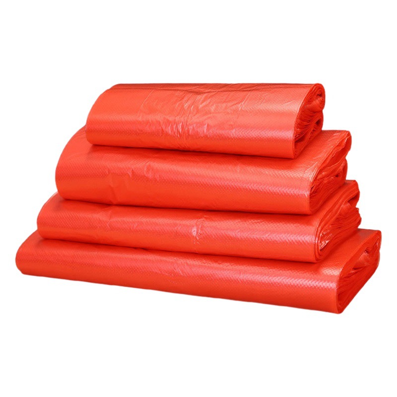 Red Plastic Bag Wholesale Large Thickened Disposable Vegetable Market Vest Bag Portable Fruit and Vegetable Convenience Bag