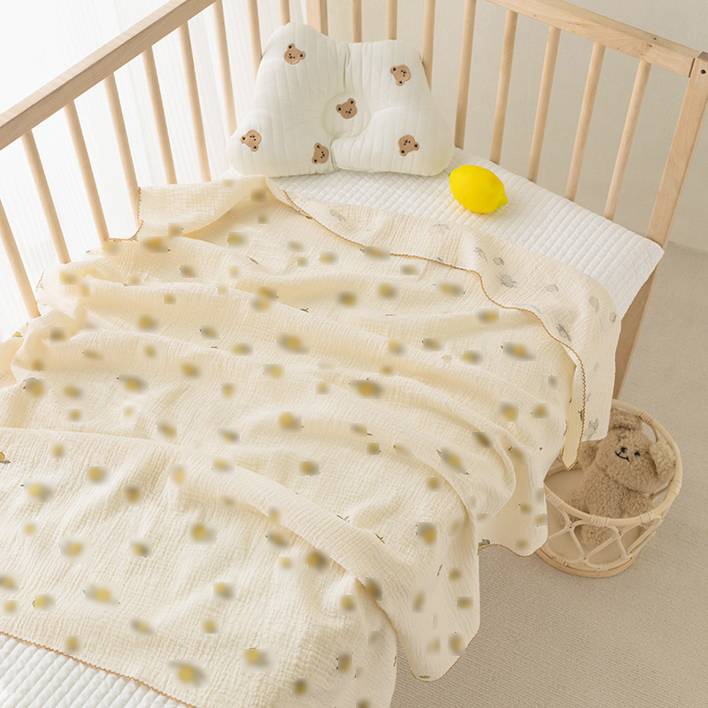 Picture of Newborn Cartoon Bag Single and Double Gauze Bath Towel Baby Four-Layer Cotton Yarn Bag Baby Blanket Children's Bag Towel