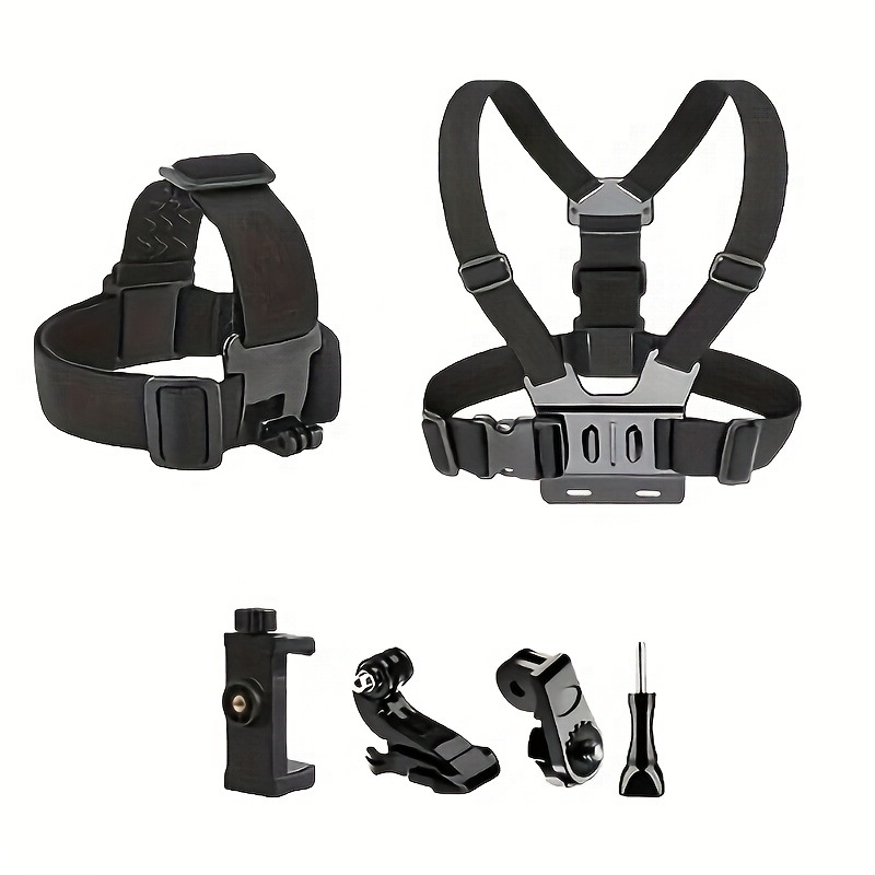 Picture of Sports camera chest strap mobile phone chest first person vision shooting headband bracket electric motorcycle riding chest strap